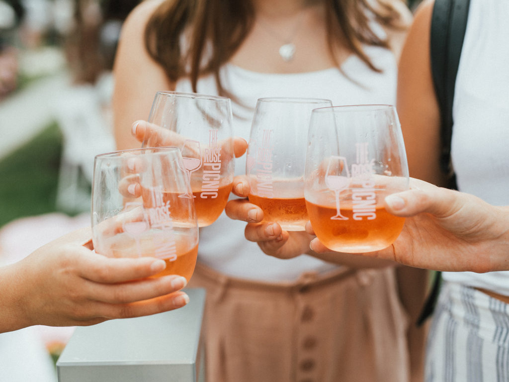Pretty In Pink Third Annual Rosé Picnic S/ magazine