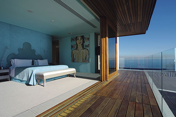 One of the Ellerman House's private villa bedrooms.