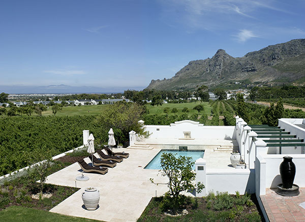 Steenberg Mountain overlooks the Cape's oldest wine farm in Constantia Valley