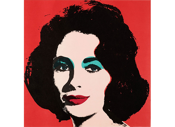 Elizabeth Taylor. The Andy Warhol Foundation for the Visual Arts, Inc.  Artists Rights Society (ARS), New York.