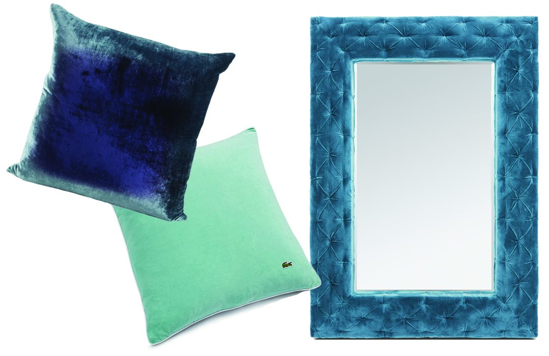 Pillows by Elte and Lacoste Frame by Made Goods