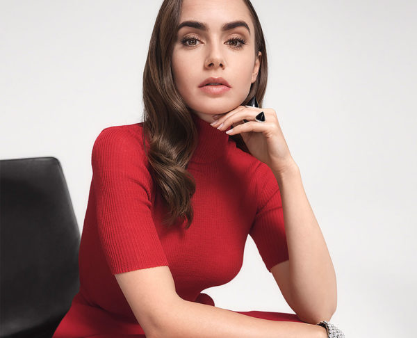 lily collins cartier